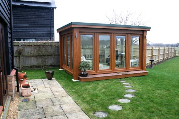 12' x 9' Garden Office With Windows on 3 sides (1)