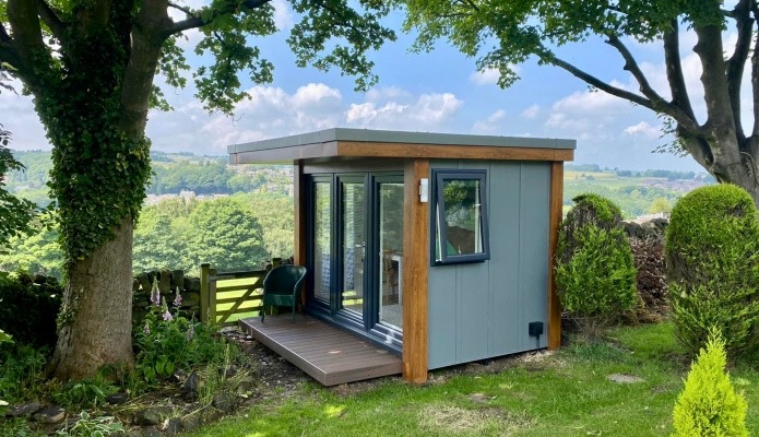 9' x 6' QC6 Garden Office from Booths Garden Studios
